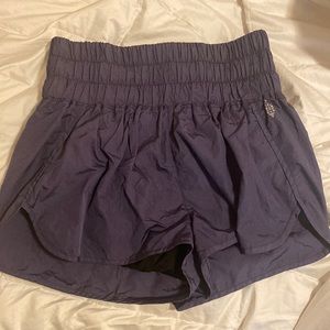 FREE PEOPLE The Way Home shorts with built in underwear. Worn once. Size Large